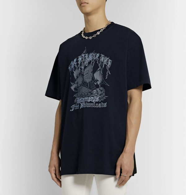 ヴェトモンスーパーコピー(ヴェトモン)The Pirate Bay T-Shirt201116B14809104
