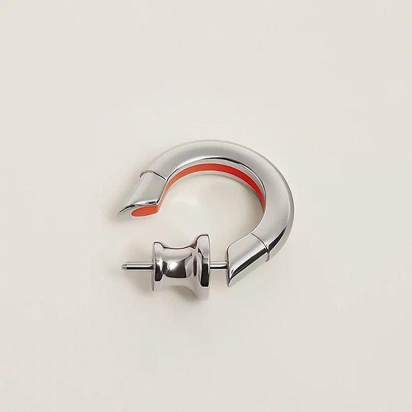 自然で可愛い☆【エルメス】 シングルピアス コピー《サボット》 sabot メタル 馬蹄型h08031