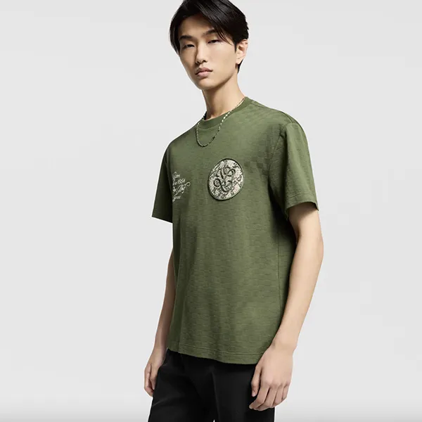 お洒落メンズ☆ルイヴィトン★ダミエピケTシャツ 偽物 1AGKLH