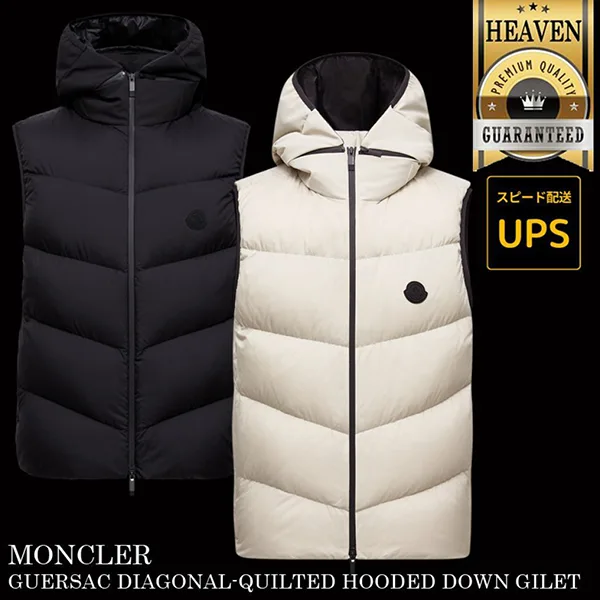 【モンクレール★25SS】GUERSAC◆ダウンジレ K20911A00042597YD